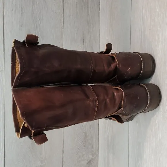 PLDM by Palladium Womens Leather Moto Boots shoes sz 7