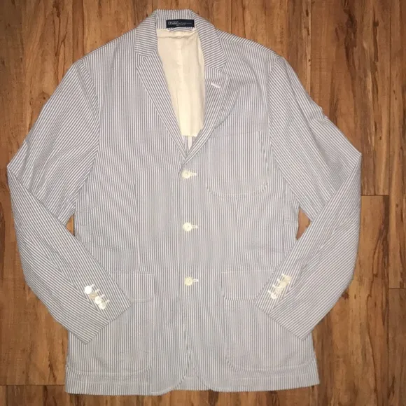 Polo by Ralph Lauren Men's striped blazer