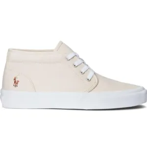 Polo Ralph Lauren Keaton Chukka Sneakers Ecru Cream White Mid-Top Shoes Men’s 10