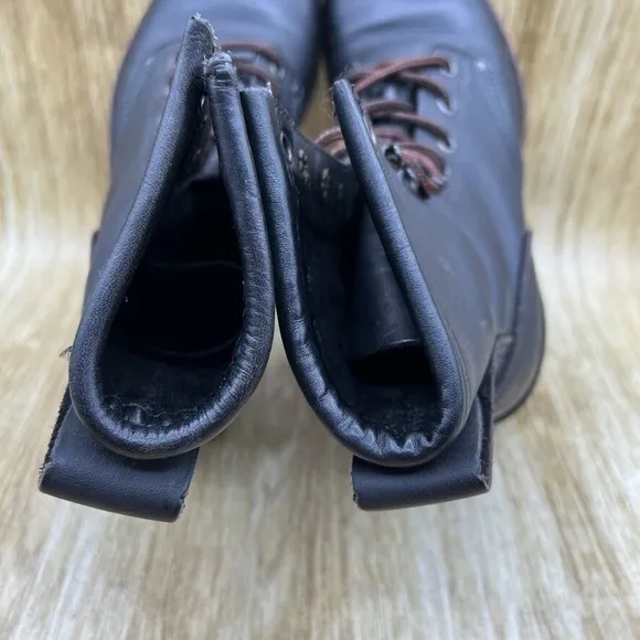 Polo Ralph Lauren Logger Boots Women's Size 6 B Black Shoes Ankle Booties