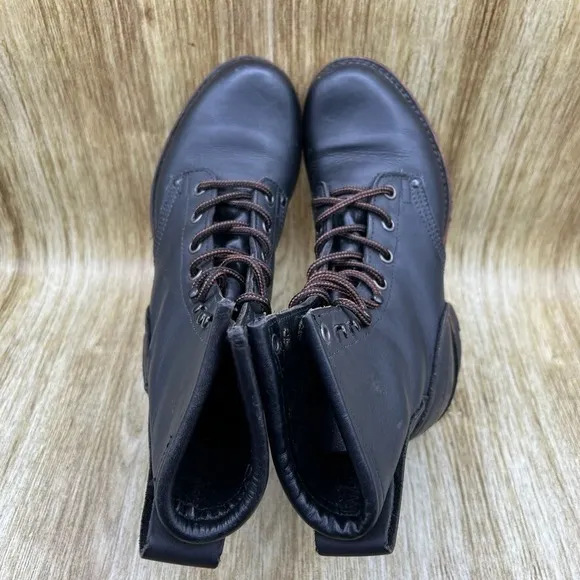 Polo Ralph Lauren Logger Boots Women's Size 6 B Black Shoes Ankle Booties