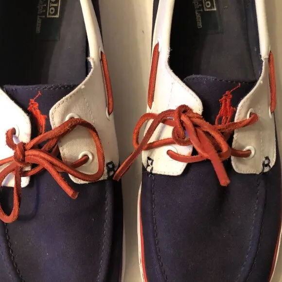 polo Ralph Lauren men's canvas casual boat shoes  size: 15D