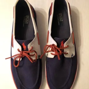 polo Ralph Lauren men's canvas casual boat shoes  size: 15D