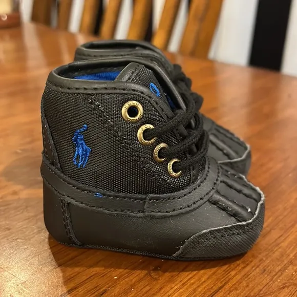 Polo Ralph Lauren Ranger Hi Crib Booties boots shoes new Baby Infant Size 0
