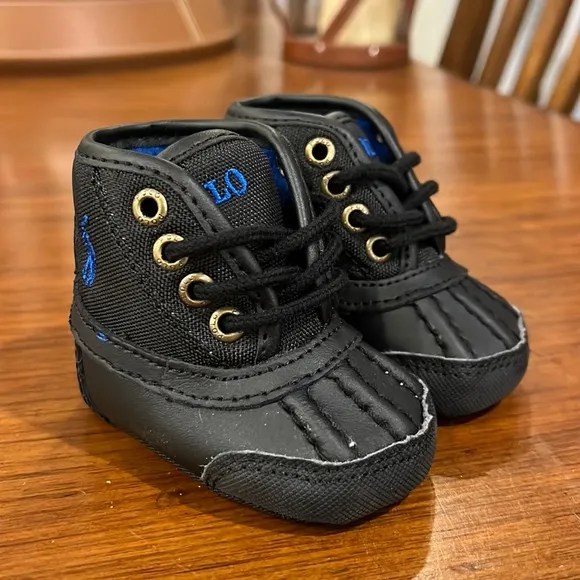 Polo Ralph Lauren Ranger Hi Crib Booties boots shoes new Baby Infant Size 0