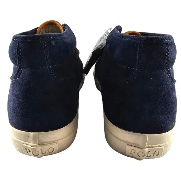 Polo Ralph Lauren Shoes Men's Size 13 Chukka Boots Blue Suede Keaton  NWOT