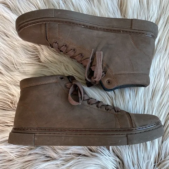 Porter &amp; Ash London Duke Ankle Boot Brown Shoe Mens Size 9