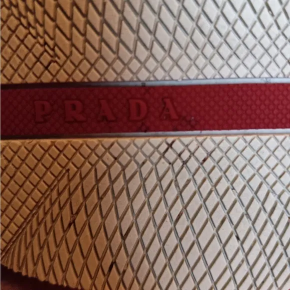 Prada Shoes Womens 6 gray slip-on sneakers flats casual size 36.5