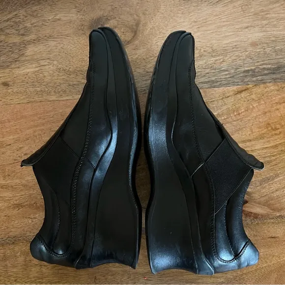 Prada Vintage 90’s Black leather boots Avantgarde Style Affliction Size 6