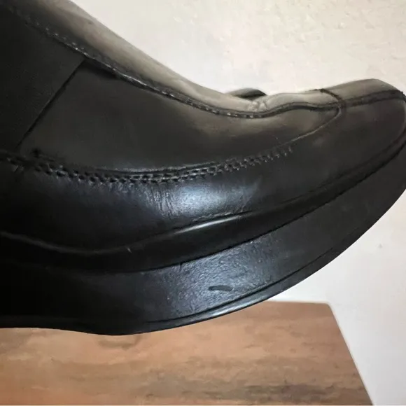Prada Vintage 90’s Black leather boots Avantgarde Style Affliction Size 6