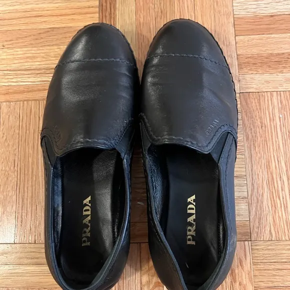 Prada Women's Black Shoes (lightly worn)