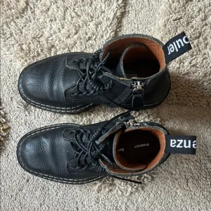 Proenza Schouler Black Leather Lug Sole Shoes