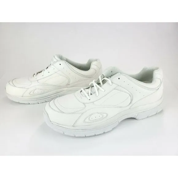 Propet Gordon Mens M2200 Size 15 M White Work/Duty Shoes Comfort Sneakers