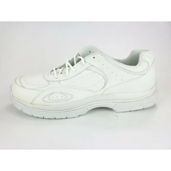 Propet Gordon Mens M2200 Size 15 M White Work/Duty Shoes Comfort Sneakers