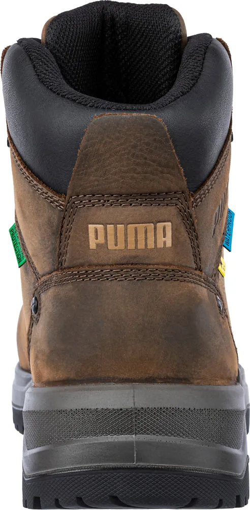 'Puma' Men's 6" Granite MetGuard EH WP Comp Toe - Brown