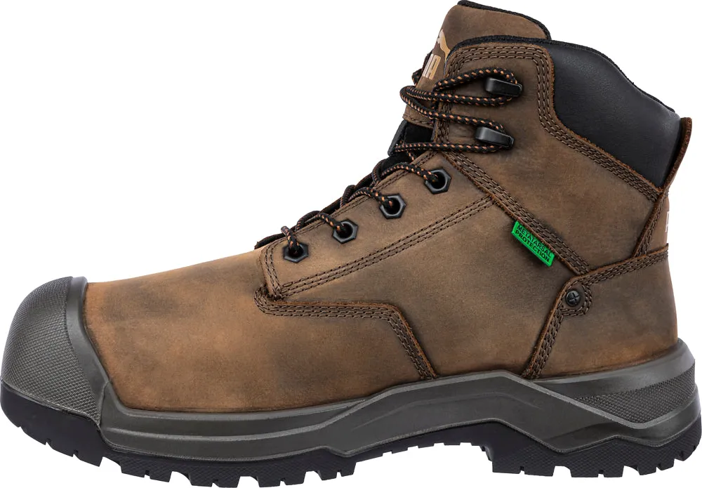 'Puma' Men's 6" Granite MetGuard EH WP Comp Toe - Brown