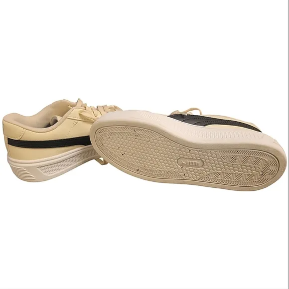 Puma Womens Smash V3 Platform Lace Up Sneakers Shoes Casual