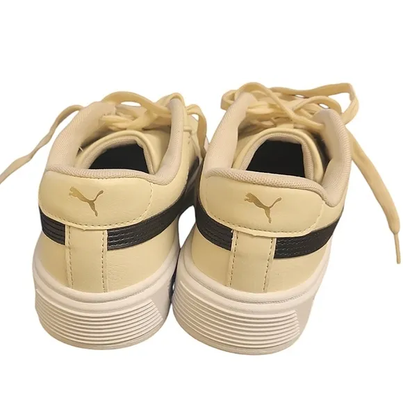 Puma Womens Smash V3 Platform Lace Up Sneakers Shoes Casual
