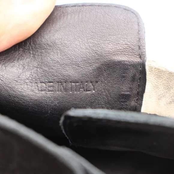 Rag &amp; Bone Harrow Ankle Boots Booties Shoes Women's 38 Black Suede Zip Up
