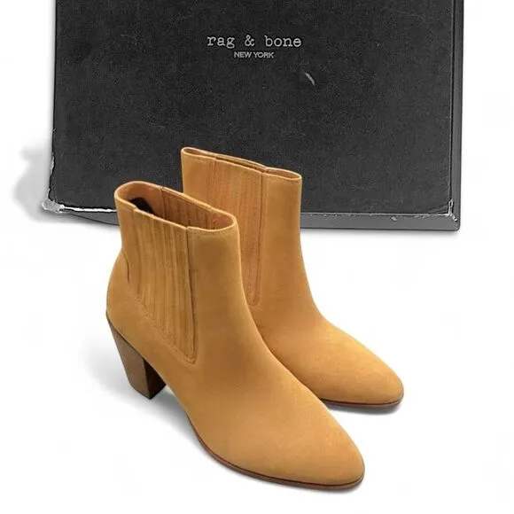 Rag &amp; Bone Rover High Boots in Bourbon Suede