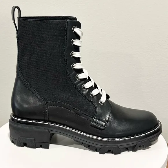 🌹RAG &amp; BONE🌹 Shiloh Lace Up Leather Combat Boots Size: 36.5