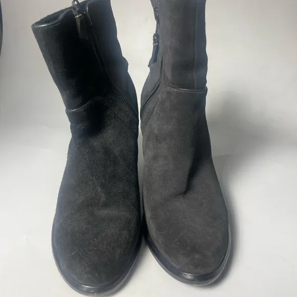 Rag and Bone Grayson Black Suede Ankle Boots size 9