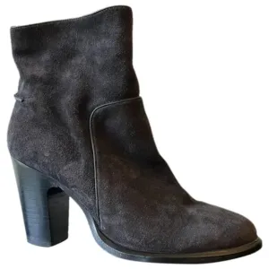 Rag and Bone Grayson Black Suede Ankle Boots size 9