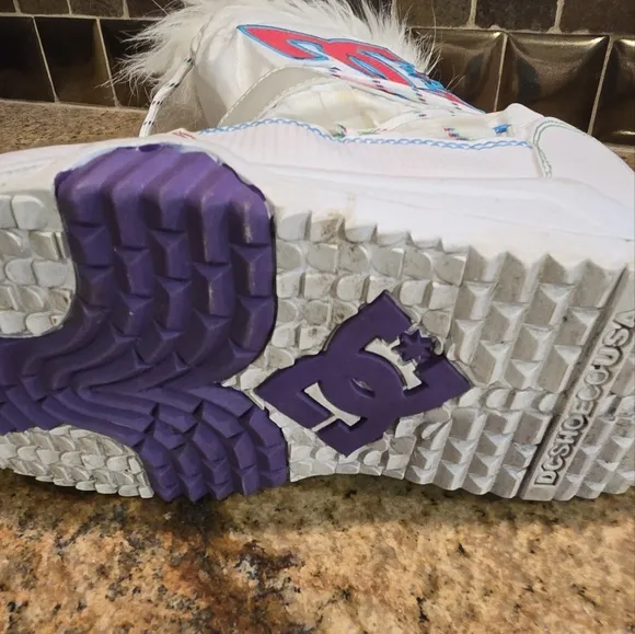 RARE! DC SHOES CHALET BOOT WOMEN'S WHITE/PINK WINTER BOOTS