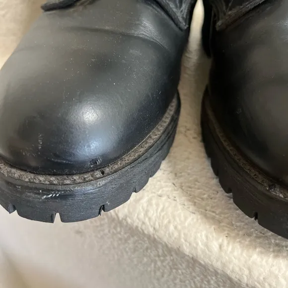 RED WING 699 Vibram Logger Boot Vintage Size 10.5 Leather USA