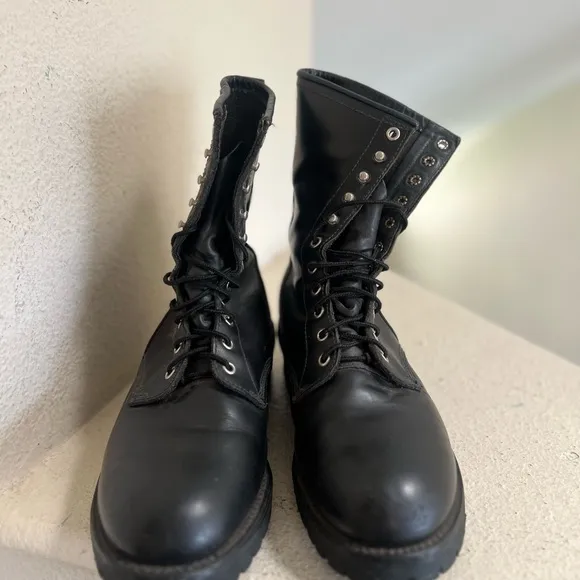 RED WING 699 Vibram Logger Boot Vintage Size 10.5 Leather USA