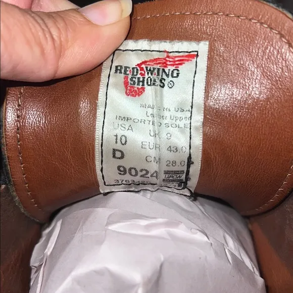Red Wing Black Chukka Boots men’s size 10 D