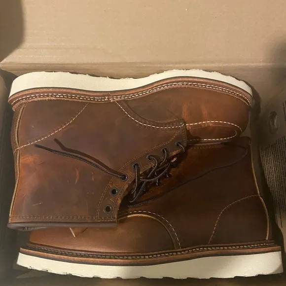 Red Wing Heritage 1907 Brown Leather Boots. New in box