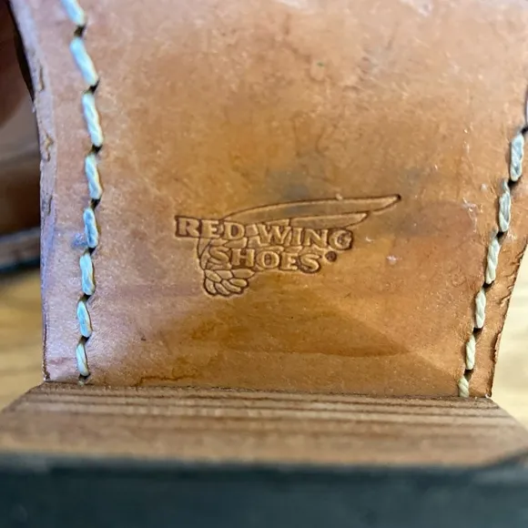 Red Wing Heritage Clara 3406 Heeled Boots Amber Harness Brown Leather Womens 8