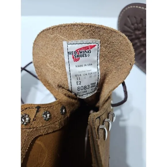 Red Wing Shoes 8083 Iron Ranger Boots - Hawthorne Muleskinner - Size 11 EUC
