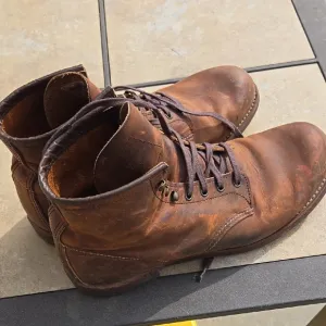 Red Wing Shoes Brown Leather Ankle Boots