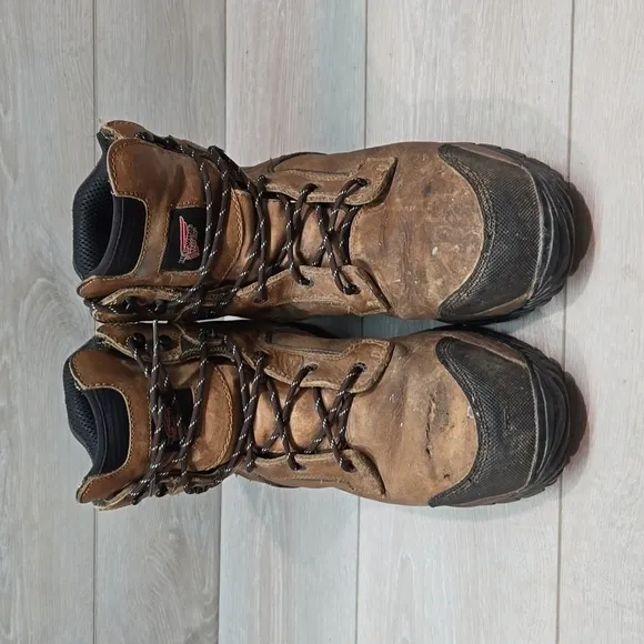 Red Wing Shoes Mens 2401 Steel Toe High Sneakers Leather Boots shoes sz 12D