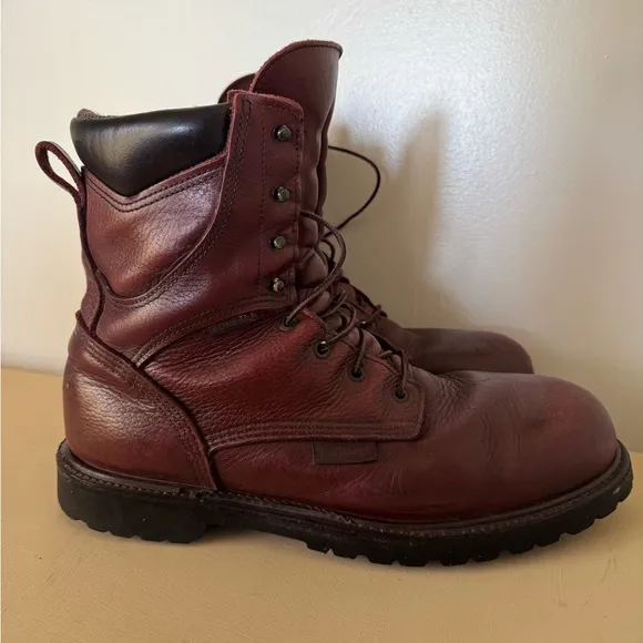Red Wing Shoes Red Leather Work Boots