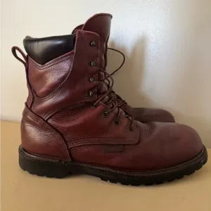 Red Wing Shoes Red Leather Work Boots