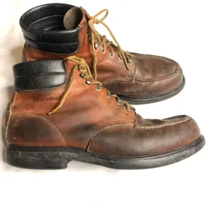 Red Wing shoes vintage brown leather supersole 204 boots 🥾