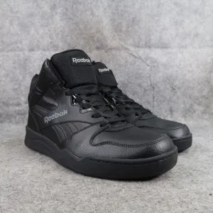 Reebok Shoes Mens 10.5 Sneakers High Top Classic Street Style Logo Black Comfort