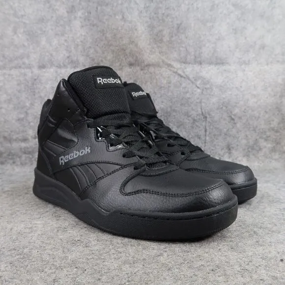 Reebok Shoes Mens 10.5 Sneakers High Top Classic Street Style Logo Black Comfort