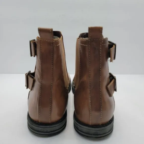 Roan Cynan Men's Brown Leather Chelsea Boots US Size 13