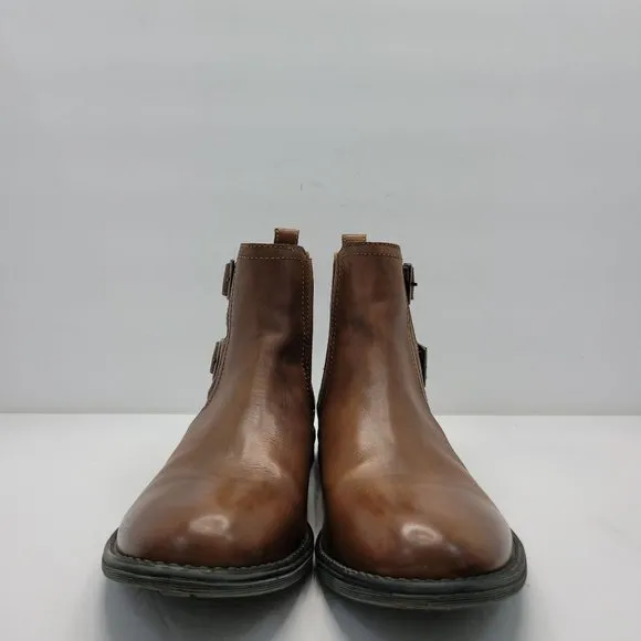 Roan Cynan Men's Brown Leather Chelsea Boots US Size 13