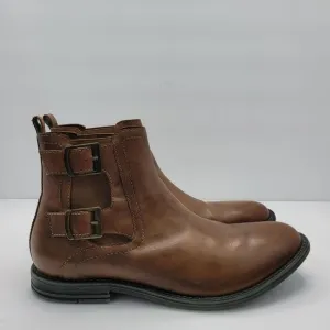 Roan Cynan Men's Brown Leather Chelsea Boots US Size 13