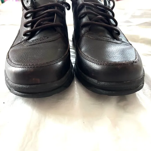 Rockport Mens World Class tour lace up Oxford Brown Leather Shoes SZ 12 NWOT