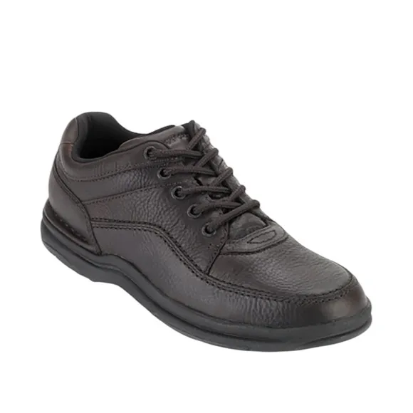 Rockport Mens World Class tour lace up Oxford Brown Leather Shoes SZ 12 NWOT