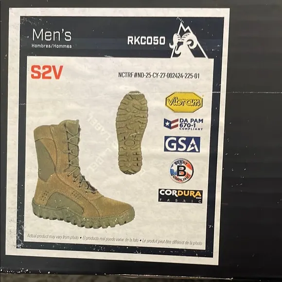 Rocky Men's Tan Tactical Boots