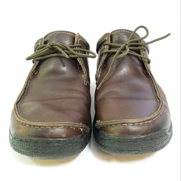 Rogue brown leather loafers Mens 9 comfort