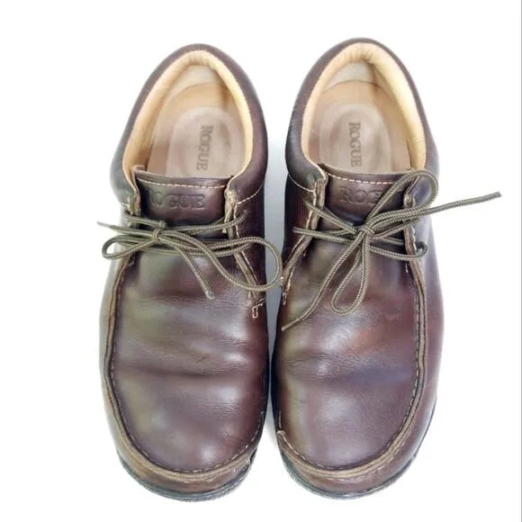 Rogue brown leather loafers Mens 9 comfort