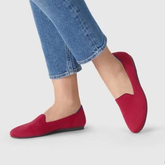 Rothy’s dark red size 5.5 woman’s flat loafers